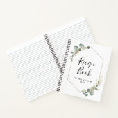 livre de recettes d'eucalyptus aquarelle (Intérieur)