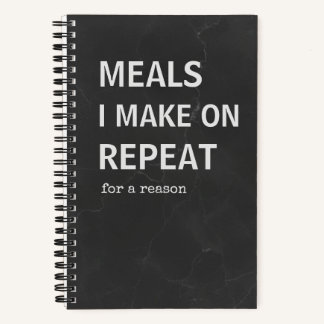 Livre de recettes drôle | Repas que je fais en bou