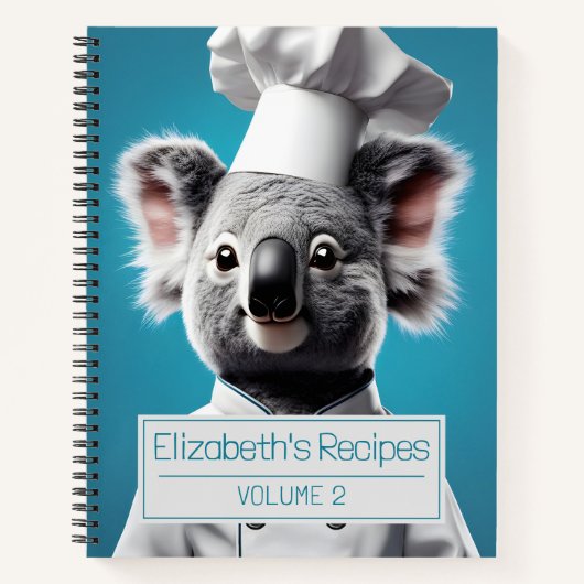 Livre de recettes du chef Koala (Devant)