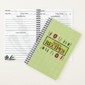 Livre de recettes en spirale personnalisable Mixed (À l'intérieur)