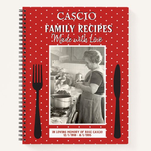 LIVRE DE RECETTES FAMILIALES (Devant)