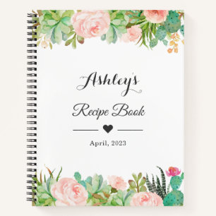 Livre de recettes florales de cactus succulent rus
