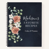 Livre de recettes florales de l'Eucalyptus rose (Devant)