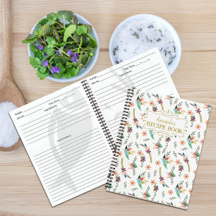 Livre de recettes florales personnalisé