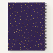 Livre de recettes florales pourpres moderne (Dos)