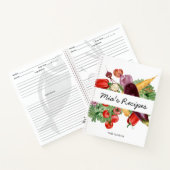 Livre de recettes fraîches et saines (Intérieur)