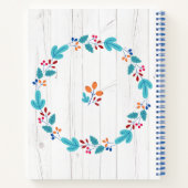 Livre de recettes Gnome Holiday Floral Wreath Rust (Dos)