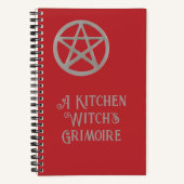 Livre de recettes Grimoire Blank de la sorcière de (Recto)