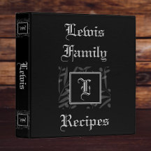 Livre de recettes L Monogramme