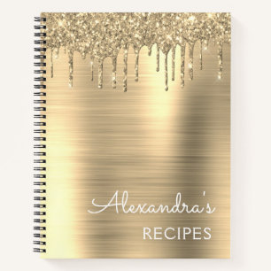 Livre de recettes Livre d'or Parties scintillant M