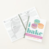 Livre de recettes Macaron Turquoise Purple Orange (Intérieur)