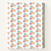 Livre de recettes Macaron Turquoise Purple Orange (Dos)