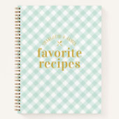 Livre de recettes Moderne tendance en bleu En vich (Devant)