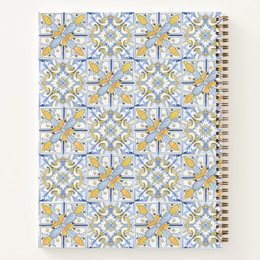 Livre de recettes Olive Mediterranean Tile Patten  (Dos)
