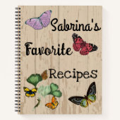 Livre de recettes papillon (Devant)