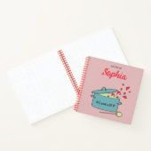 Livre De Recettes Personnalisé Avec Coeurs (Intérieur)