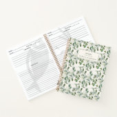 Livre de recettes personnalisé avec nom et verdure (Intérieur)