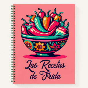 Livre de recettes personnalisé mexicaine Pop Art C