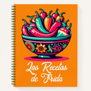 Livre de recettes personnalisé mexicaine Pop Art C