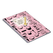 Livre de recettes personnalisé noir et blanc (Côté Droit)