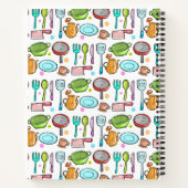 Livre de recettes personnalisées colorées (Dos)