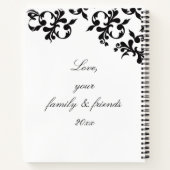 Livre de recettes "Pour la mariée" (Dos)