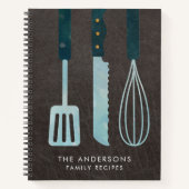 Livre de recettes sur les ustensiles de cuisine en (Devant)