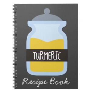 Livre de recettes tumériques aux épices de cuisine