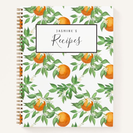 Livre de recettes Valencia Oranges (Devant)