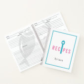 Livre de recettes vierge à écrire (Intérieur)
