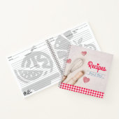 Livre de recettes vierge pour la Saint-Valentin (Intérieur)