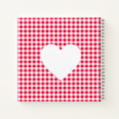 Livre de recettes vierge pour la Saint-Valentin (Dos)