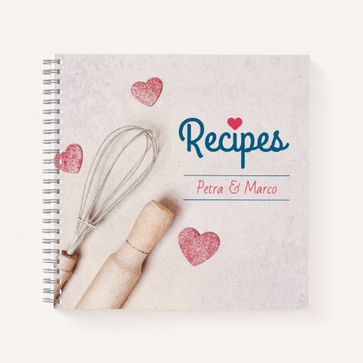 Livre de recettes vierge pour les couples (Devant)