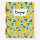 Livre de recettes Vintage Citrus de citron jaune (Devant)