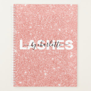 Livre de rendez-vous de Parties scintillant or Ros