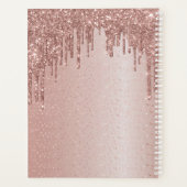 Livre de rendez-vous des cils rose vif (Dos)