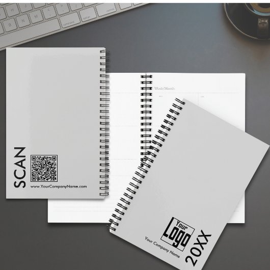 Livre de rendez-vous minimal gris noir pour petite