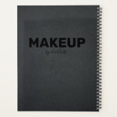 Livre de rendez-vous moderne tendance rose noir (Dos)