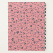 Livre de rendez-vous personnalisé de toilettage de (Dos)