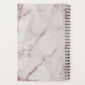 Livre de rendez-vous rose Gold & Gold Salon (Dos)