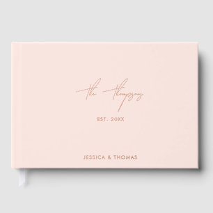 Livre de signatures de réception de mariage person