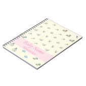 Livre de Souvenirs Bébé Fille Thème Rose Ajouter N (Côté gauche)