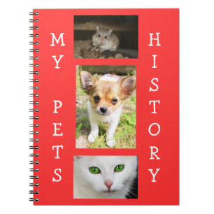 Livre d'enregistrement de l'historique de mes anim
