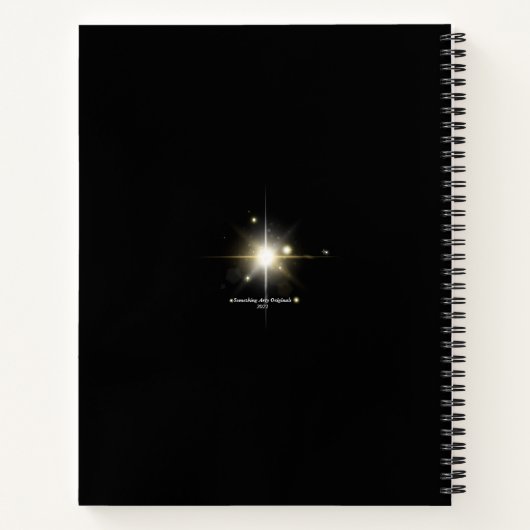 Livre d'esquisse Abstraite d'aubergines et de tour (Dos)