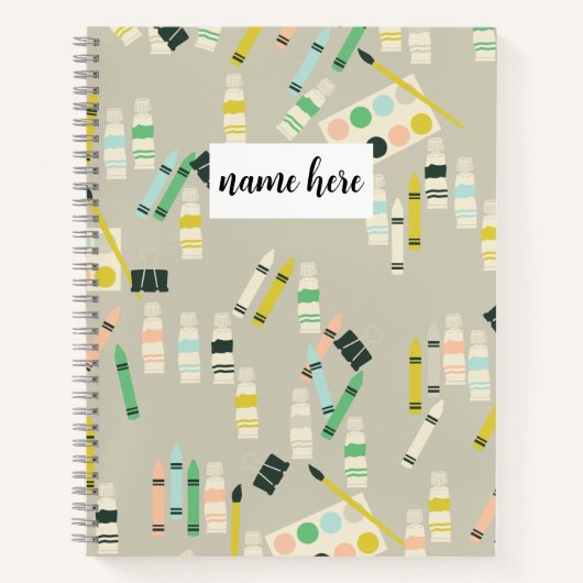 Livre d'esquisse d'artiste personnalisé (Devant)