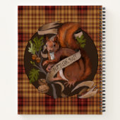 Livre d'esquisse de l'écureuil naturel (Dos)