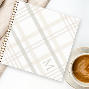 Livre d'esquisse minimaliste de monogramme moderne