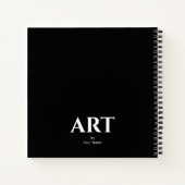 Livre d'esquisse moderne classique personnalisé Vo (Dos)