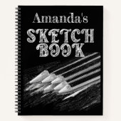Livre d'esquisse personnalisé (Devant)