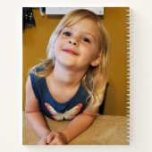 Livre d'esquisse photo et nom personnalisé (Dos)